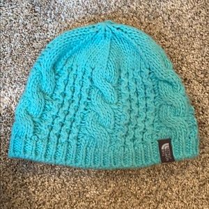 The North Face Turquoise Beanie